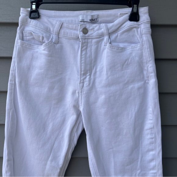 Vervet Women’s Size 28 White Jeans Mid Rise Stretch - Picture 2 of 13